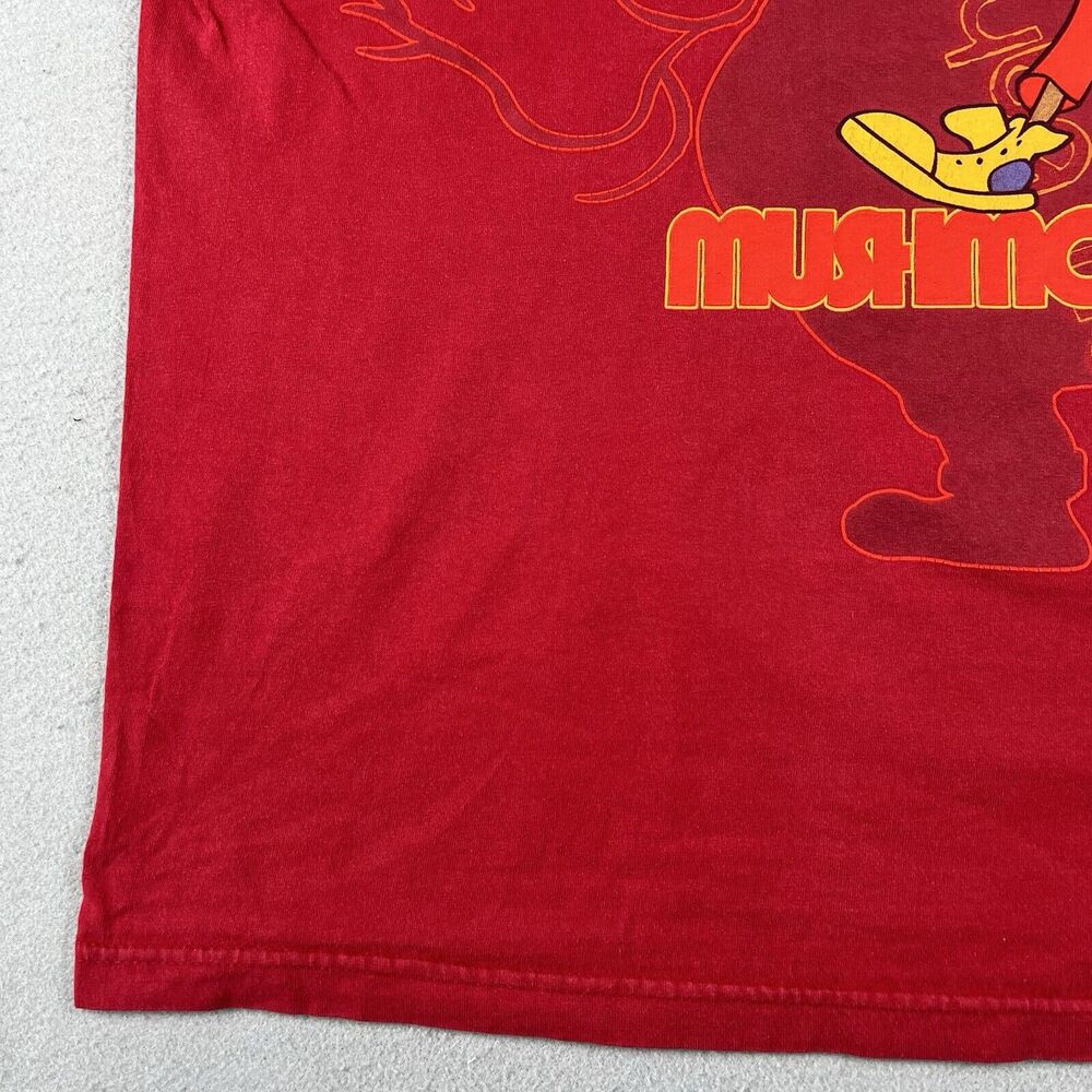 Vintage Fat Albert Mushmouth Shirt Men’s Large Red Short Sleeve Graphic Print - Picture 8 of 16